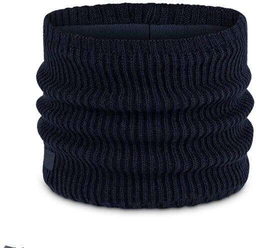 Buff Rutger Navy Knitted & Fleece Lined Neckwarmer