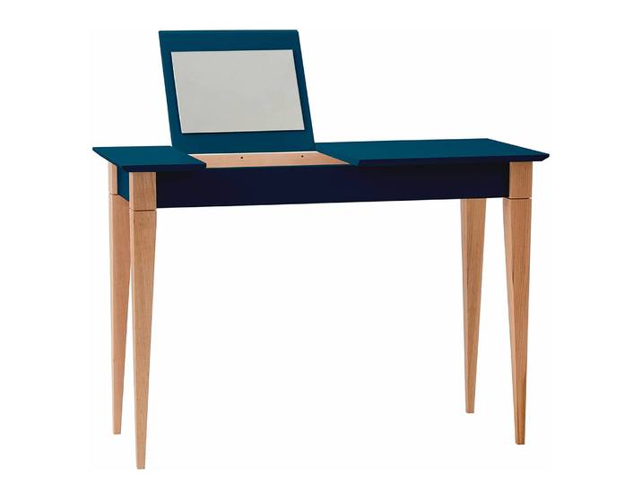 Coiffeuse 105cm Bleu/Bleu pétrole