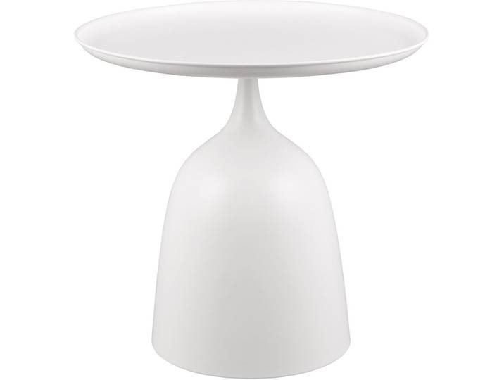 Bijzettafel - Livion Moderna - Wit - Metaal