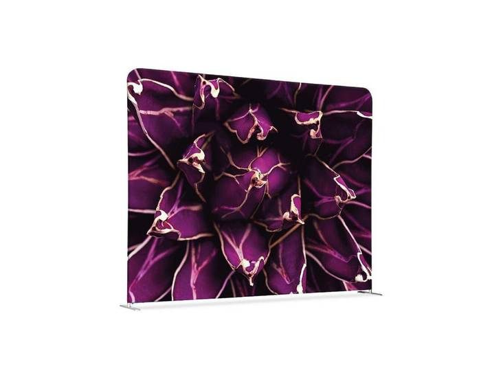 Showdown Displays Paravent Showdown Textil Raumteiler EU - 200x150cm - Kaktus Lila (1 St)