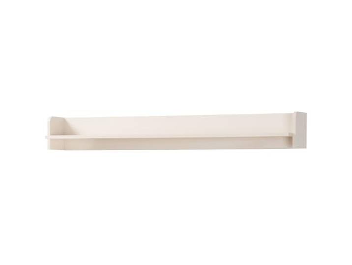 Lomadox Wohnzimmer Wandregal 133,5cm Breite in sandbeige feine Struktur wandhängend Wandboard Bücherregal