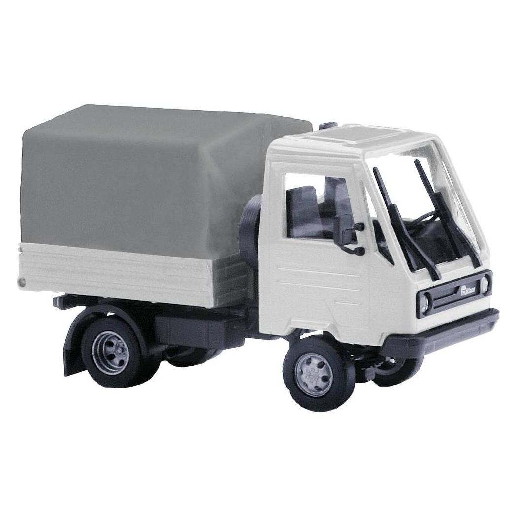 Busch 42250 H0 LKW Modell Multicar M26 mit Pritsche und Plane (42250)