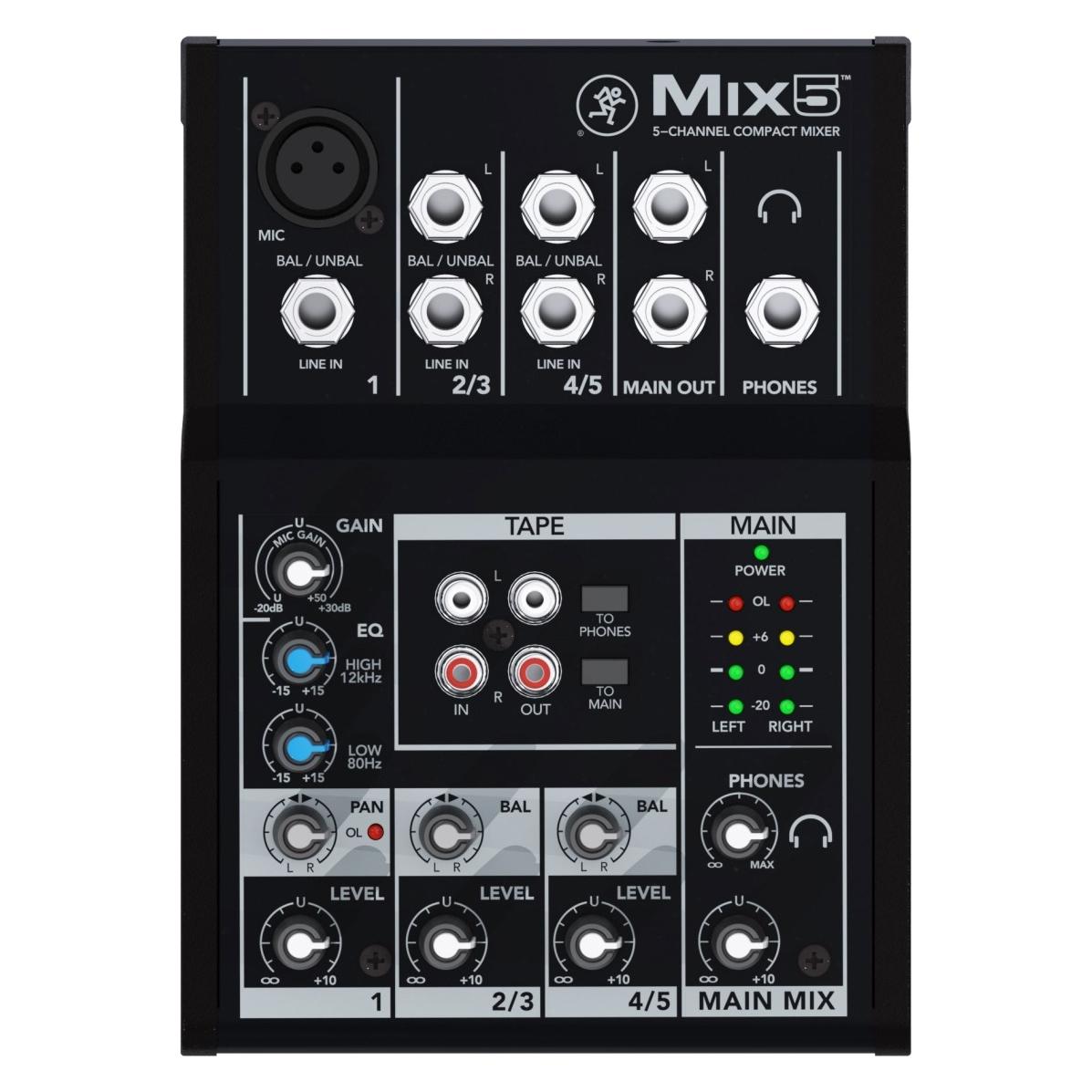 Mackie Mix5 (Studio- und Livemixer) (2044094-01)