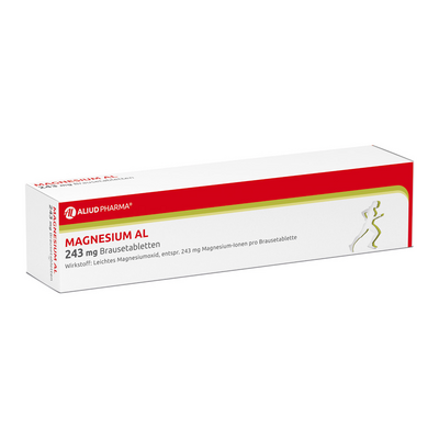 ALIUD Pharma GmbH Magnesium AL 243 mg Brausetabletten bei Magnesiummangel und dadurch verursachten Wadenkrämpfe 40 St 00655103