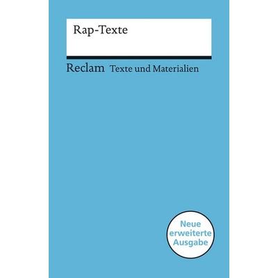 Rap-Texte, Taschenbuch von , Reclam, Philipp