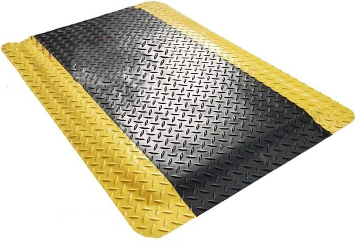 Antivermoeidheidsmat Zwart 60 x 100 cm - Ergonomische Werkmat voor Langdurig Staan