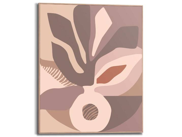 Poster REINDERS Earth Abstract , braun (farbe bild(er): braun), B:40cm H:50cm T:1,6cm, MDF, Bilder, Poster