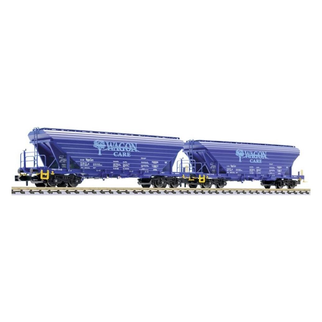 Liliput 2-tlg. Set Getreidetransportwg. Uagpps Waggon Care Slowenien Ep.V-VI (Spur N) (L260221)