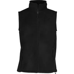 Russell Fleece Weste, black, M
