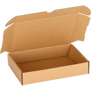 Smartboxpro Maxibriefkarton braun, für DIN A5, 240 x 160 x 50mm, Steckverschluss, 25 Stück