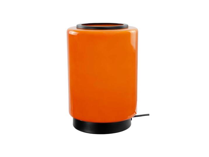 Lampe à poser en verre & métal