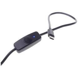 Radxa RockPi_USB-AtoC_SW Strom-Kabel Rock Pi [1x USB 2.0 Stecker A - 1x USB-C® Stecker] 1.50 m Schwarz inkl. Ein/Aus-Schalter 181280