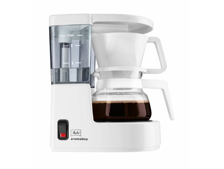 Melitta Aromaboy Filterkaffeemaschine weiss
