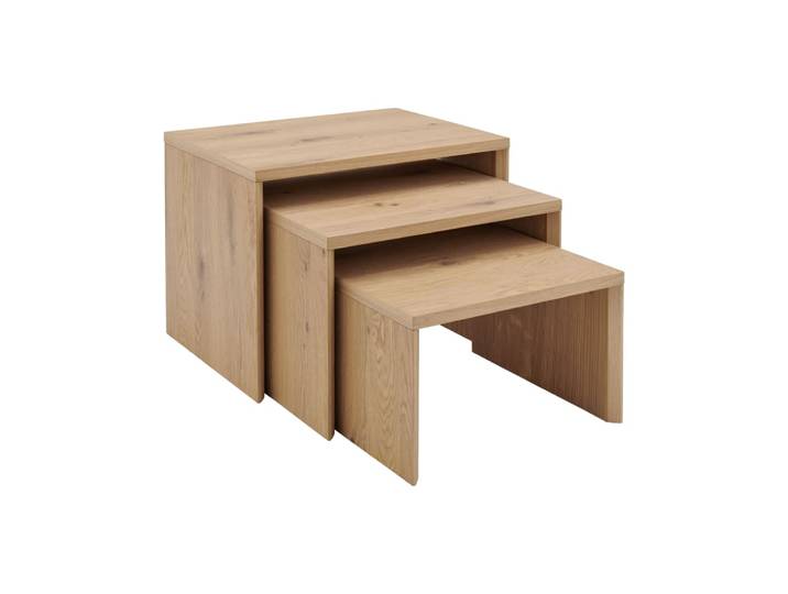 Tables gigognes effet bois