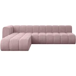 ECKSOFA modulares Sofa Darnel-L2 - 296x177x70 cm Rosa