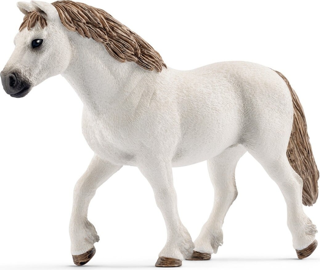 Schleich FARM WORLD Welsh pony merrie, 3 jaar, beige en wit