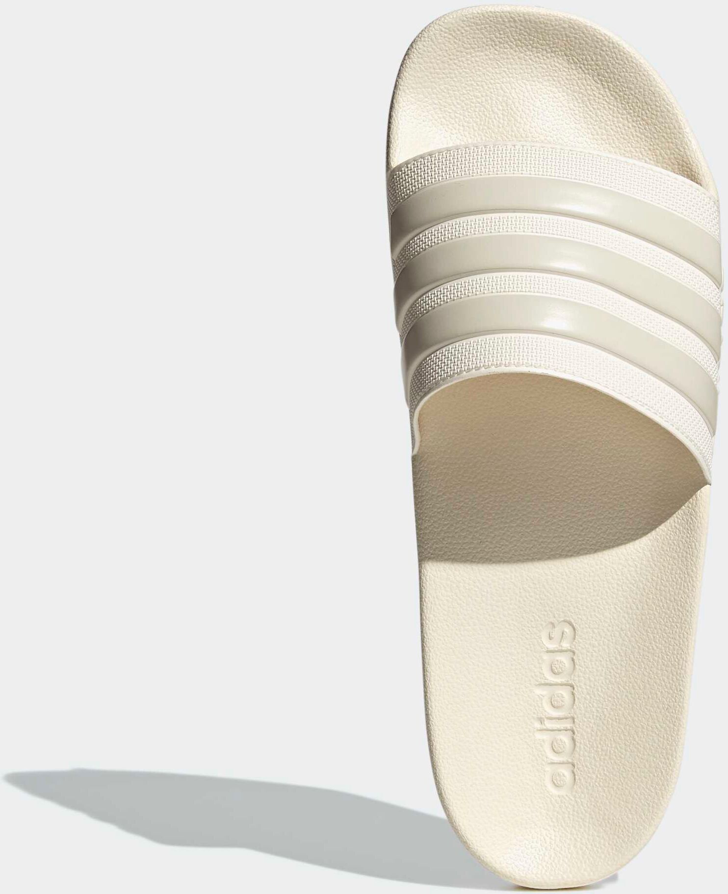 Badesandale ADIDAS SPORTSWEAR "SHOWER ADILETTE", Damen, Gr. 42, beige (sanftes weiß, alumina, sanftes weiß), Synthetik, Schuhe Badesandale, Badelatschen