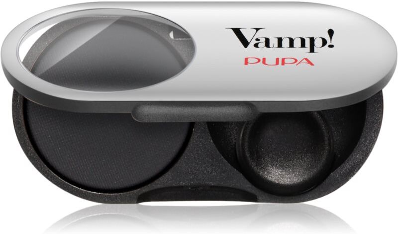 PUPA Milano Vamp! Radiant Baked Eyeshadow long-lasting shimmer eyeshadow shade 300 Blackout - MATT 1 g