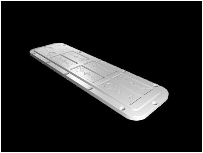 RITTAL Plaque de bride en plastique Taille 4 AX 2564.200 (2564200)