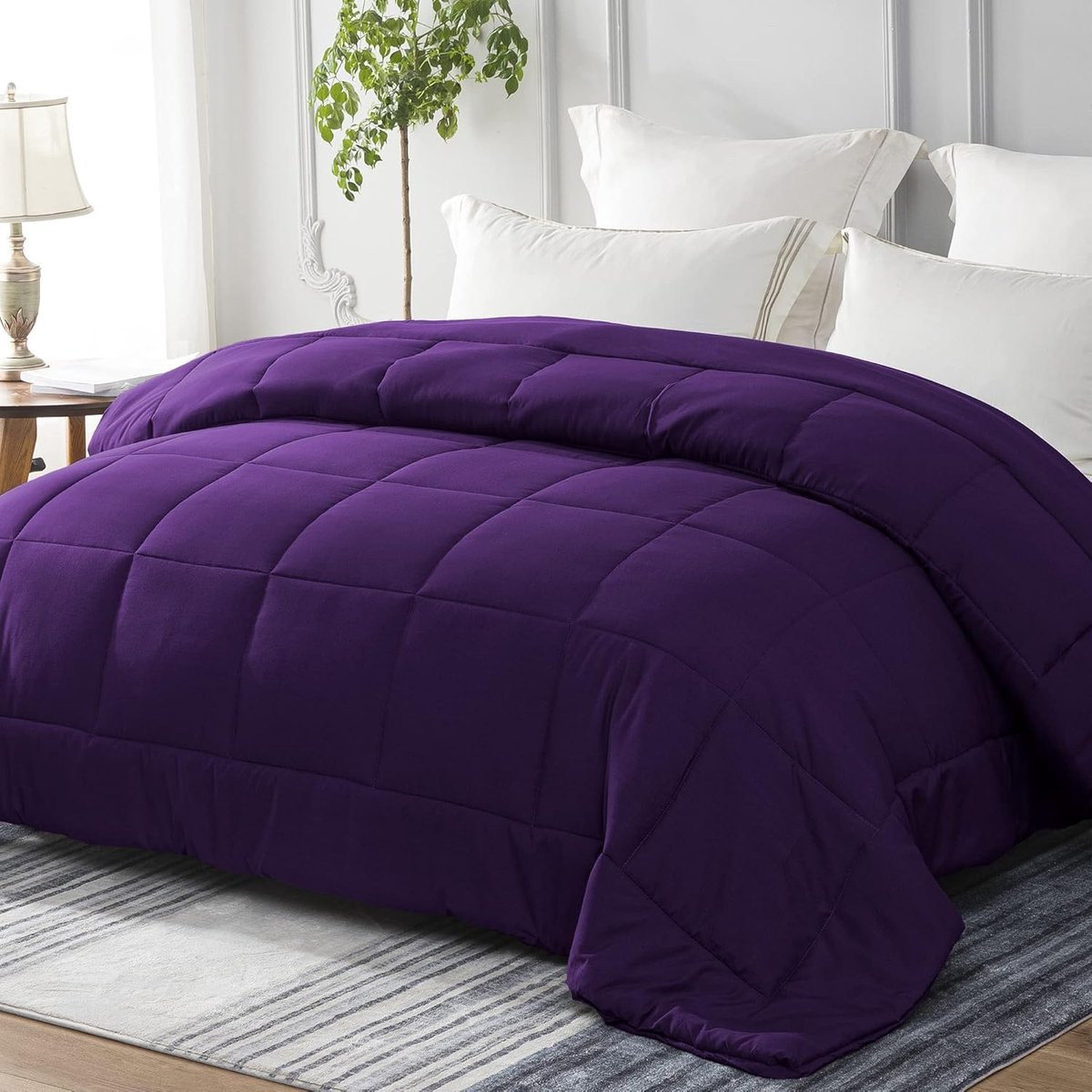 Comfort 4 Seizoenen Dekbed Paars - Microvezel - 220 x 240 cm