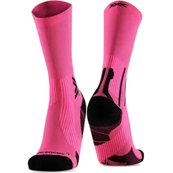 X-Bionic, Unisex, Sportsocken, X-Socks Run Discover Crew (35 - 38), Pink, Schwarz