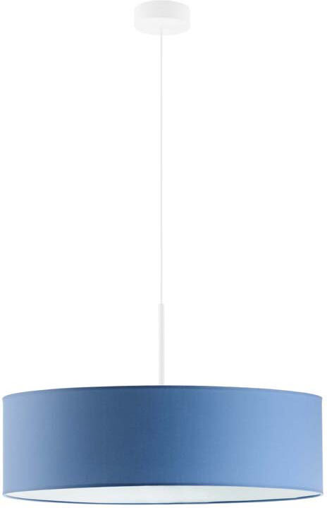 17 Stories Aubrionna 4 - Light Drum Pendant Blue/White