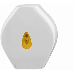 PlastiQline Großrollenspender MAXI - Toilettenpapierspender - Farbfenster gelb