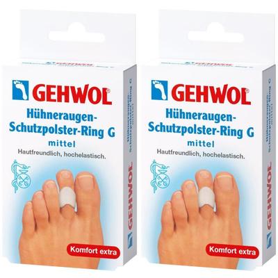 Gehwol Hühneraugen-Schutzpolster-Ring G mittel 2x 2x3 St
