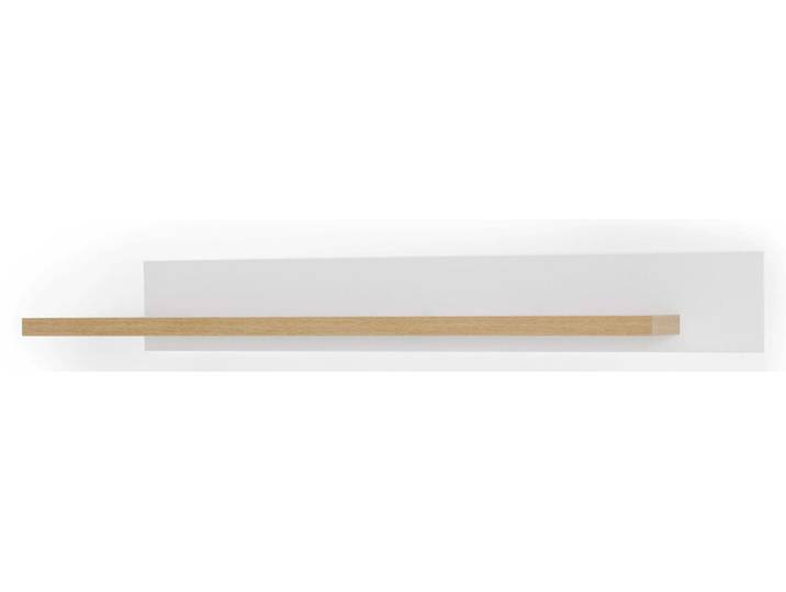 Wandboard AARON weiß/ braun