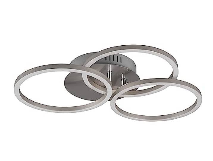 Reality\, Plafonnier\, Circle incl. 1xLED\, Nickel Mat