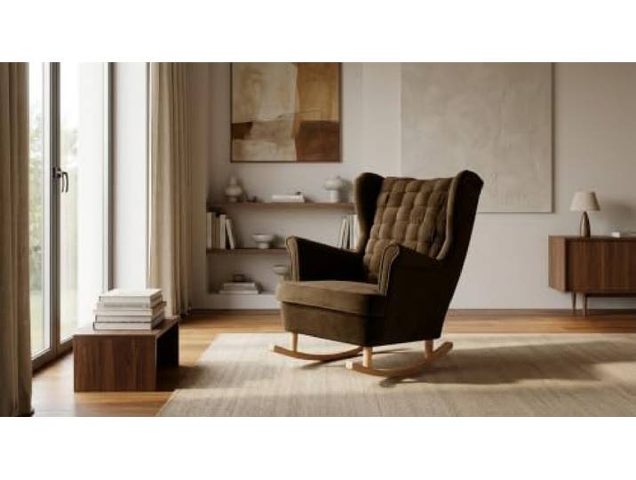 Family Meble Schaukelsessel Carol Aura – skandinavischer Sessel – Variante Aura 104