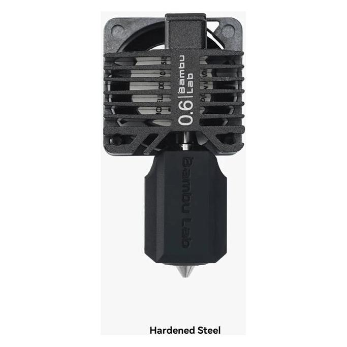 Bambu Lab P1 Hotend - hardened steel nozzle 0.6mm (Ersatzteile) (300650)
