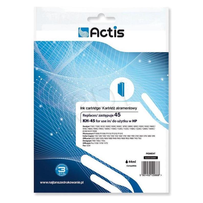 Factis KH-45 ink cartridge for HP printer zamiennik 45 51645A  - Tintenpatr (BK) (KH-45)