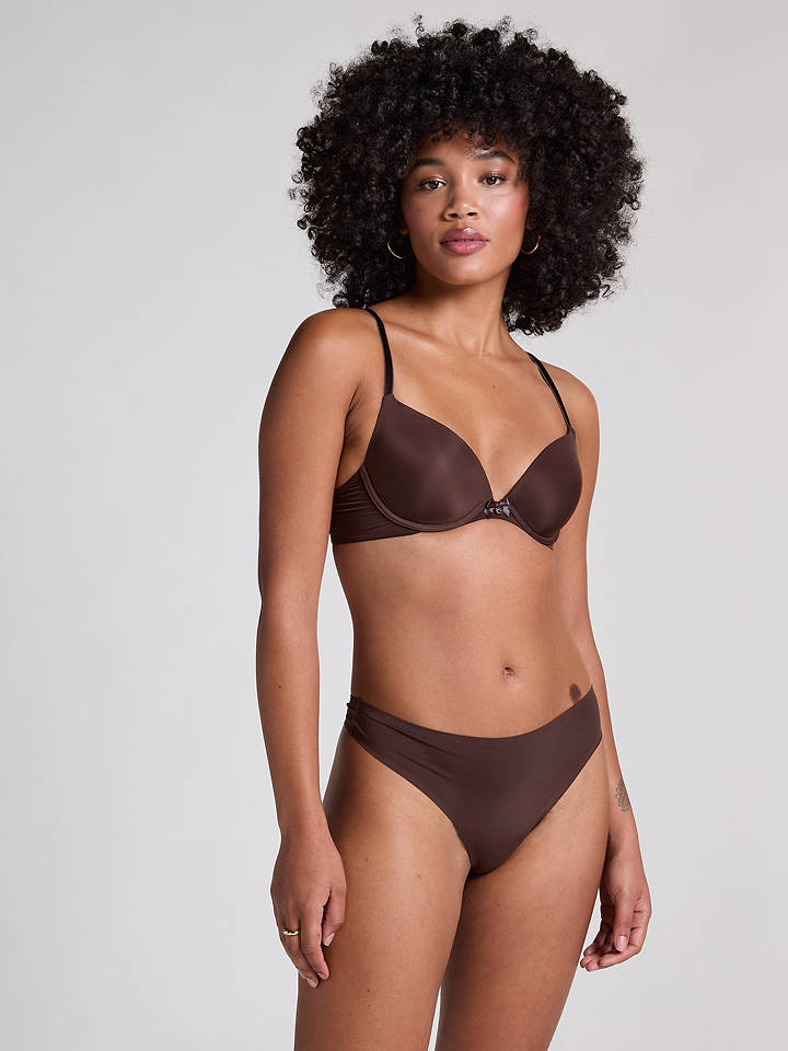Hunkemöller Slip in Braun - S