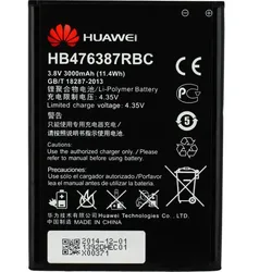 Akku Original Huawei für Huawei Honor 3X G750, Typ: HB476387RBC