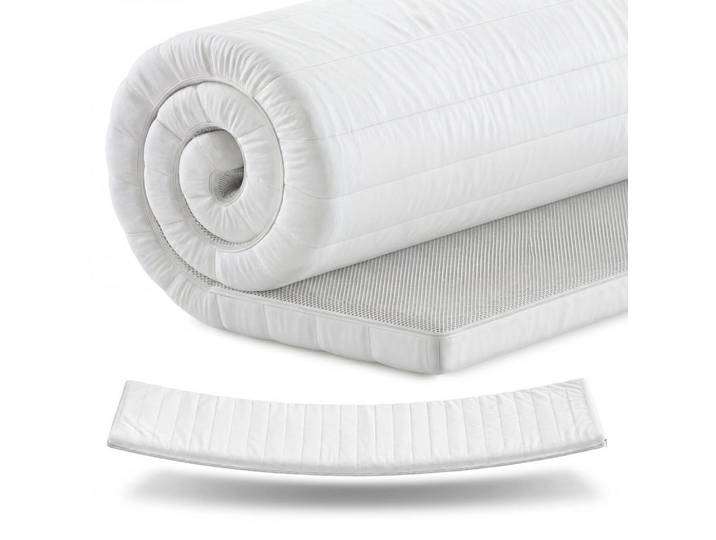 Mister Sandman Boxspringtopper Kaltschaum 100x200 cm – 5 cm Matratzentopper für weicheren Liegekomfort, Weiß, H2, Rechteckig, 100x200 cm, Schlafzimmer, Matratzen, Topper