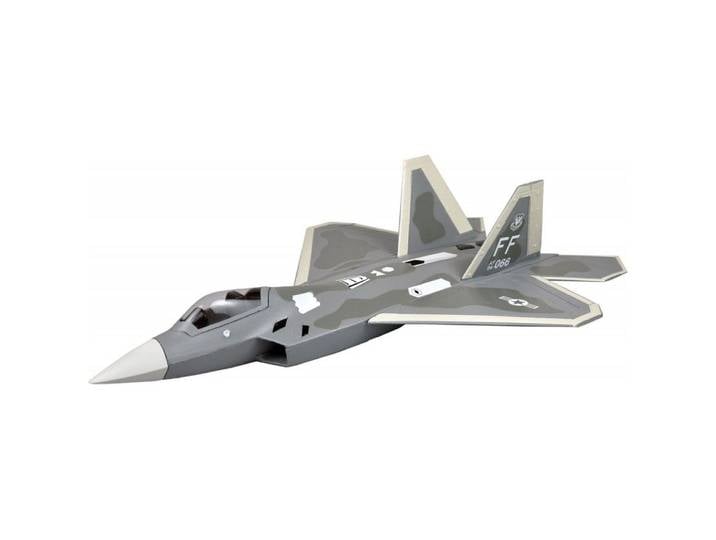 Amewi RC-Flugzeug AMXFlight F-22 Raptor Jet EPO ARF - Impeller Flugzeug - grau