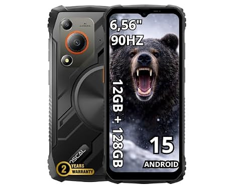 Oscal Marine 1 Robuuste Smartphone, 128GB Opslag, 4GB RAM, Zwart