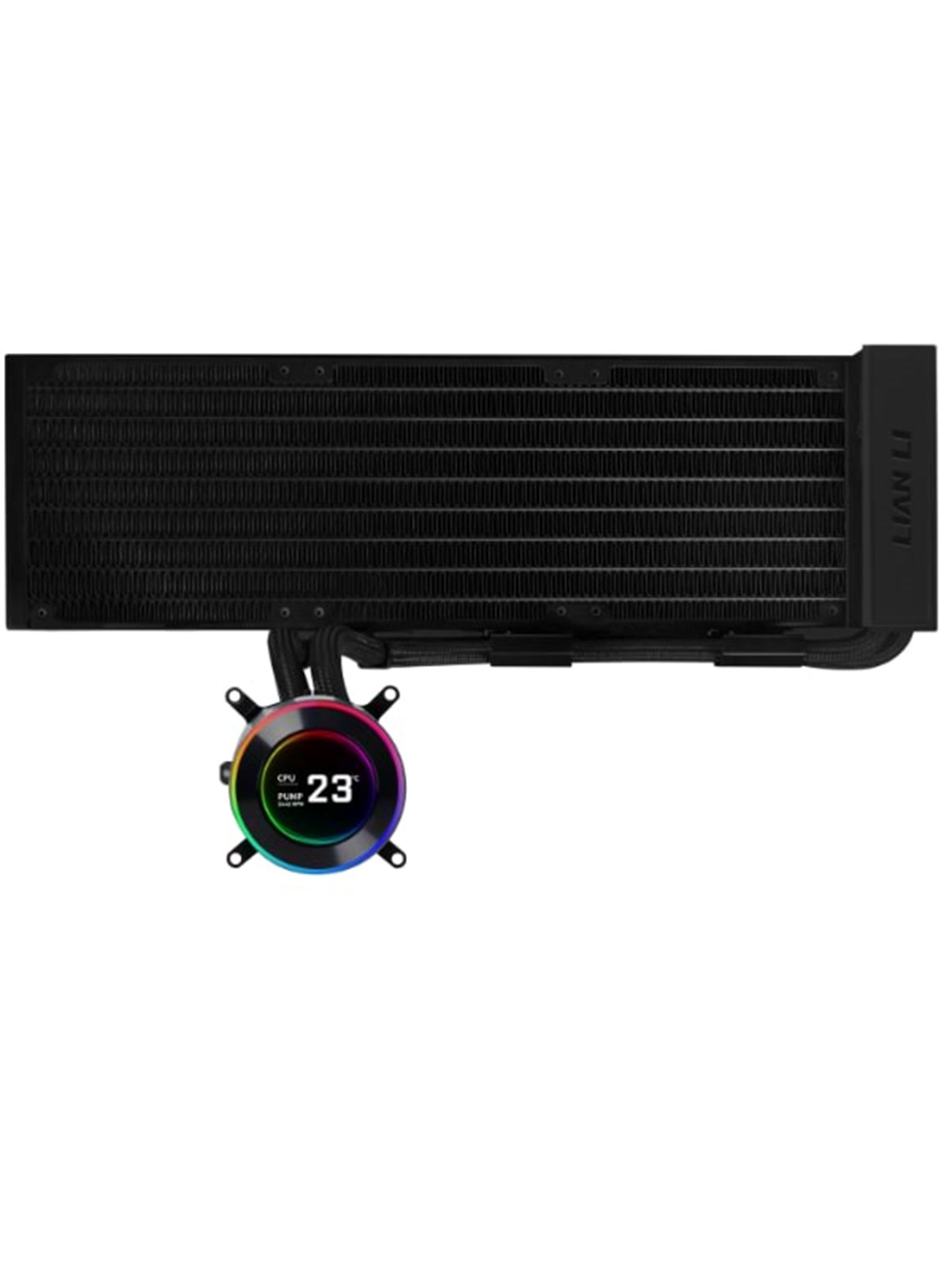Lian Li Hydroshift II LCD-C 360 fanless Black - CPU-Wasserkühlung - Max 28 dBA
