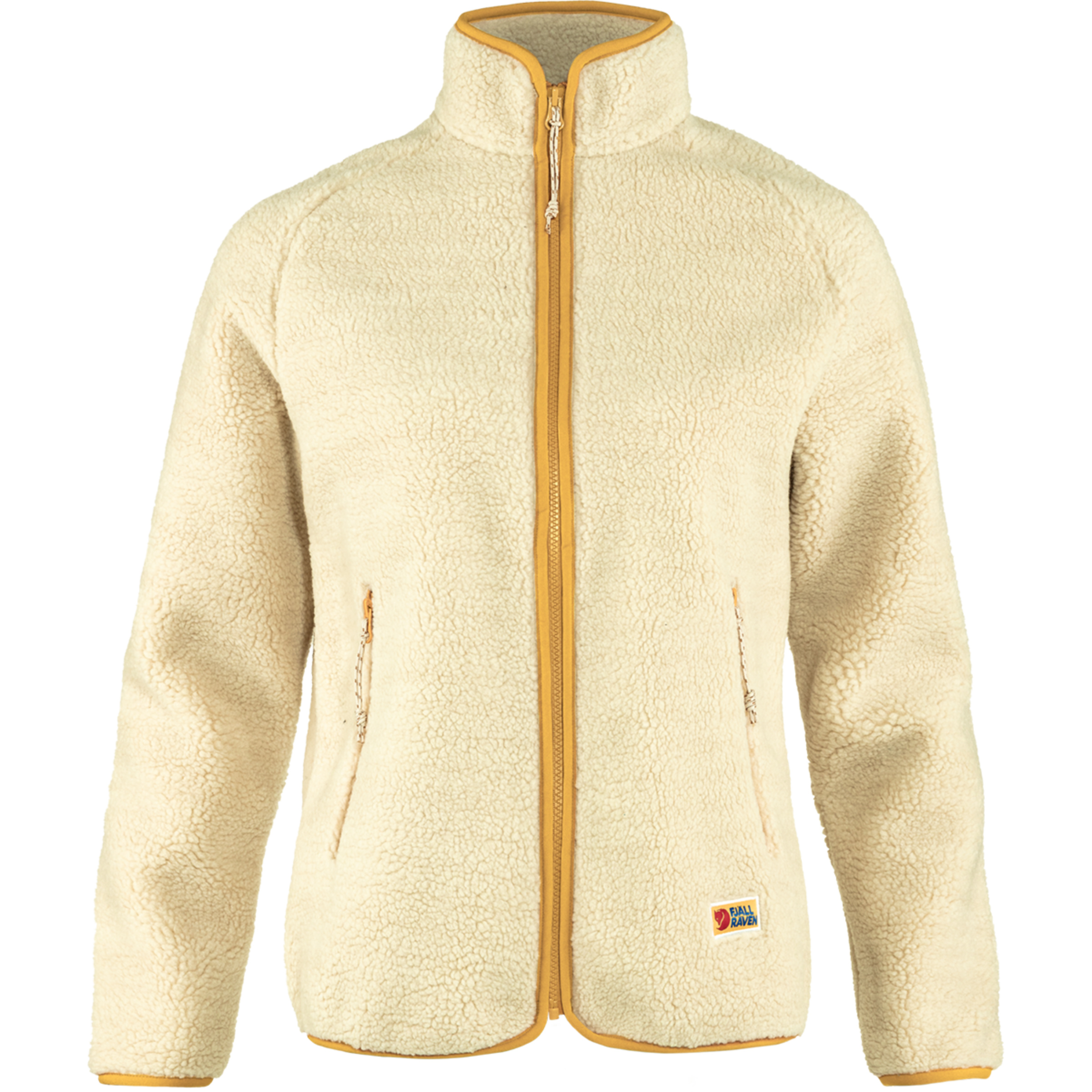 Fjällräven Vardag Pile Fleece Damen Fleecejacke beige Größe S Camping Widerstandsfähig