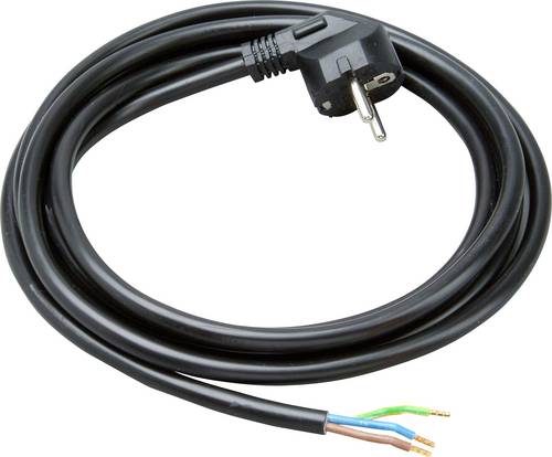 Heinrich Kopp Zuleitung GST18 H05VV 3G1,5qmm 3m schwarz