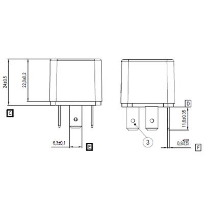 BOSCH Relais, Arbeitsstrom 0986332201 für DAF Ford Mercedes