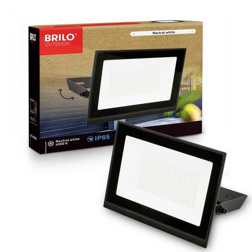 Briloner VARO 4052015 LED-Außenwandleuchte 50W Leuchtfarben: Neutralweiß