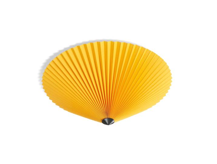 HAY Plafonnier Matin flush mount Ø50 cm Yellow shade