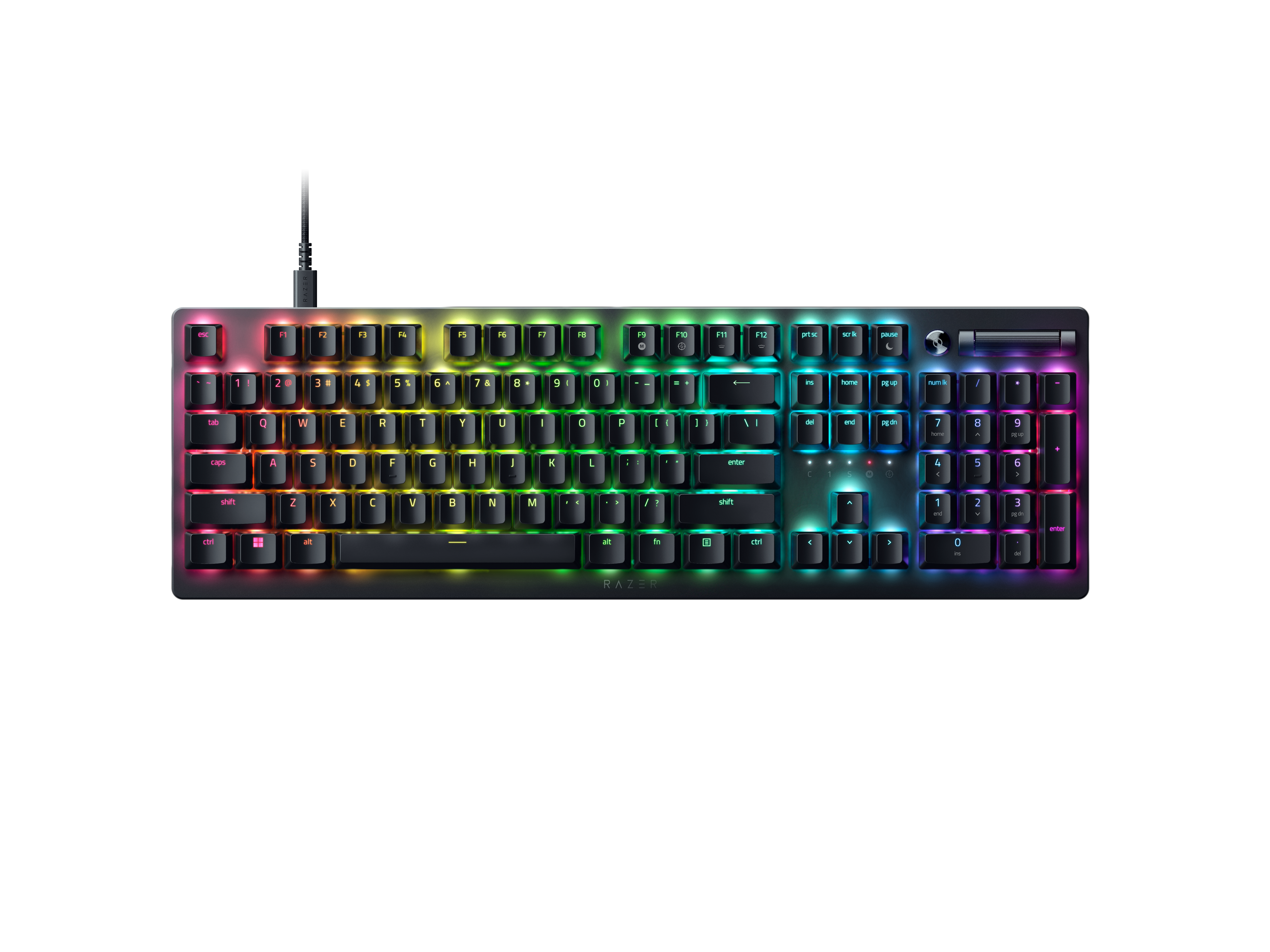 RAZER DeathStalker V2 Gaming Tastatur kabelgebunden, Schwarz