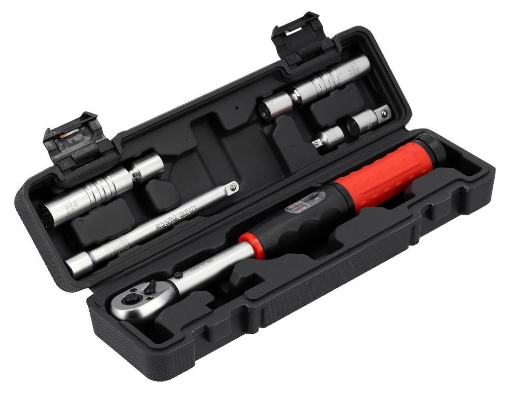 YATO Set van 6 momentsleutels 3/8 inch, 10–60 Nm, voor het vervangen van bougies
