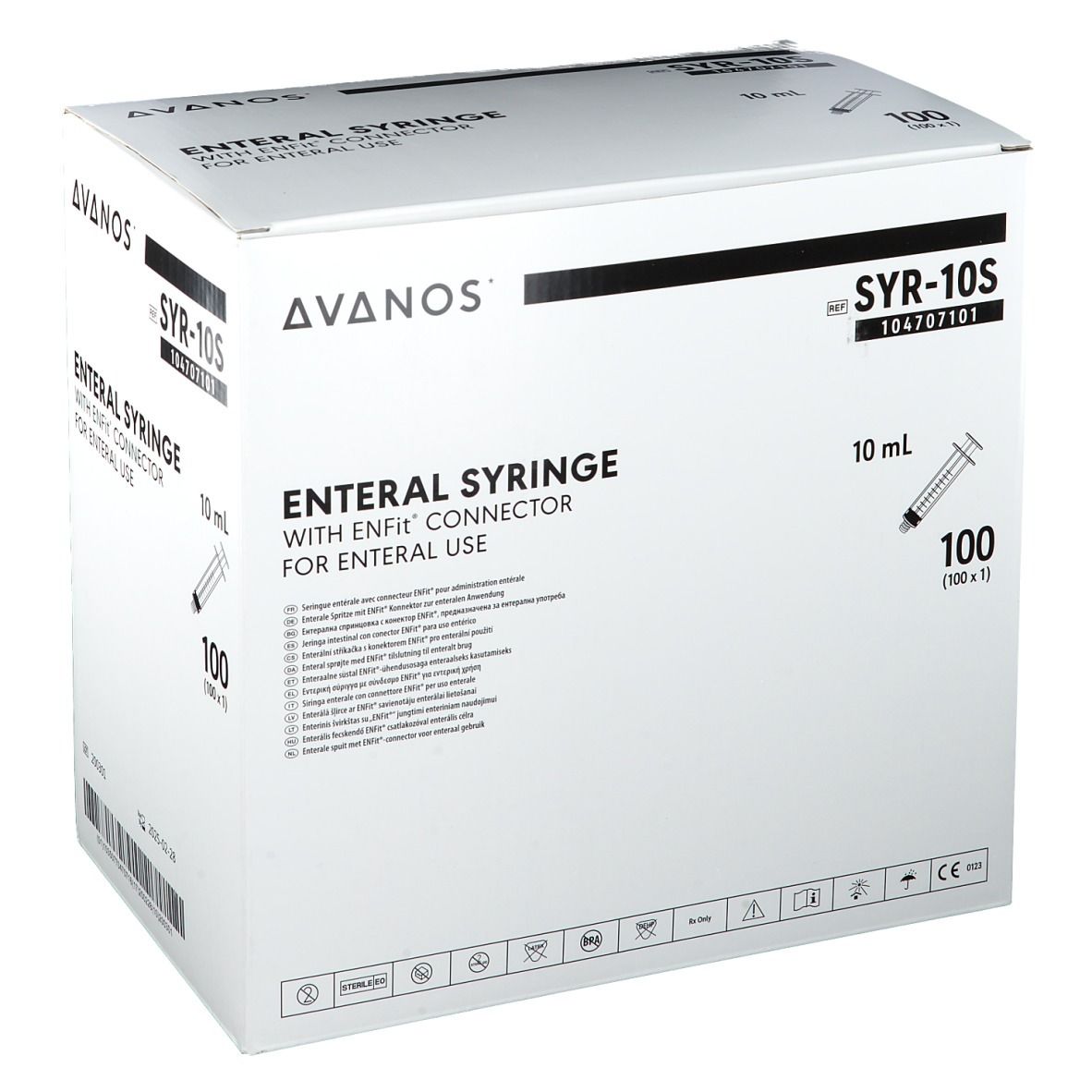 Enfit Spritze 10 ml 100 St Spritzen