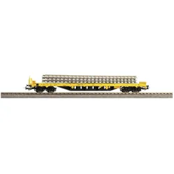 Piko Flachwg. Rs Bauzug VI beladen mit Betonschwellenstapel (Spur H0)