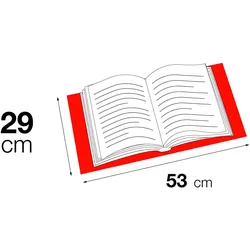 Apli, Mappe, Copertina per Libro con Aletta Regolabile (100x)