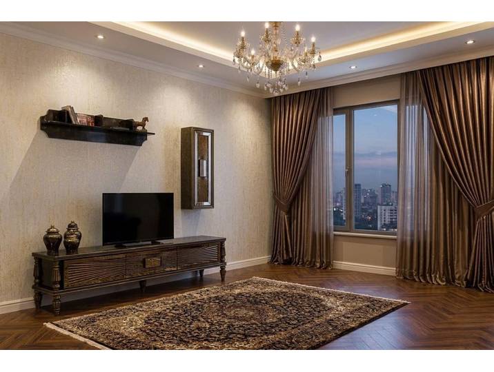 JVmoebel Wohnwand Elegante Wohnwand Luxuriöses Stilvolles TV-Regal Wohnzimmer Möbel, Made in Europa